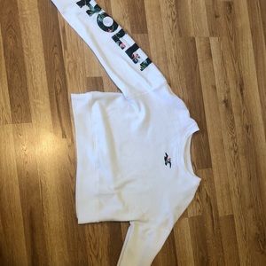 A Hollister sweatshirt